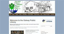 Desktop Screenshot of galwaypubliclibrary.org